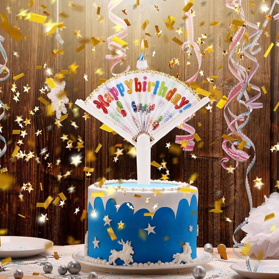 Candle Surprise - 재사용 가능한 참신한 팬 생일 양초