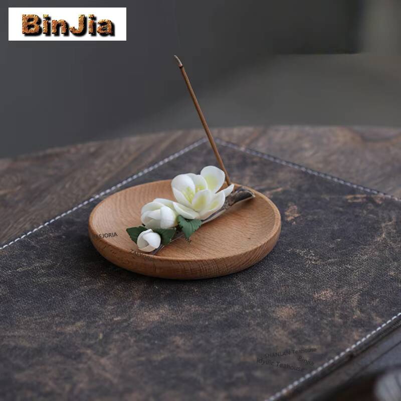 Zen Candle Supplies - 목련나무 가지 향꽂이, 선(禪) 정원 향로,