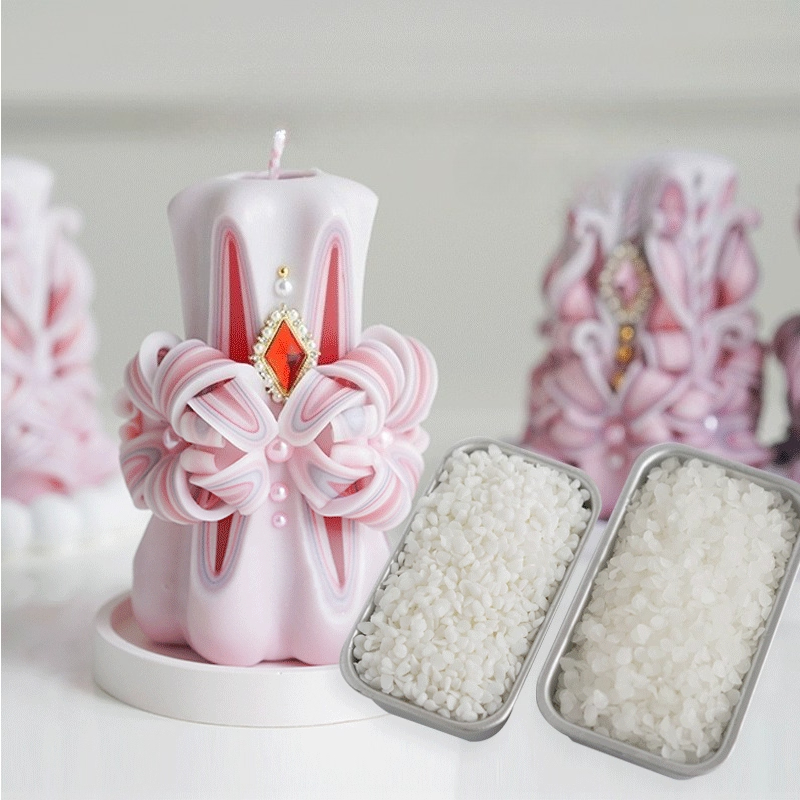 Candle Making Supplies Usa - 1KG 조각형 향초 원료 58도 밀랍