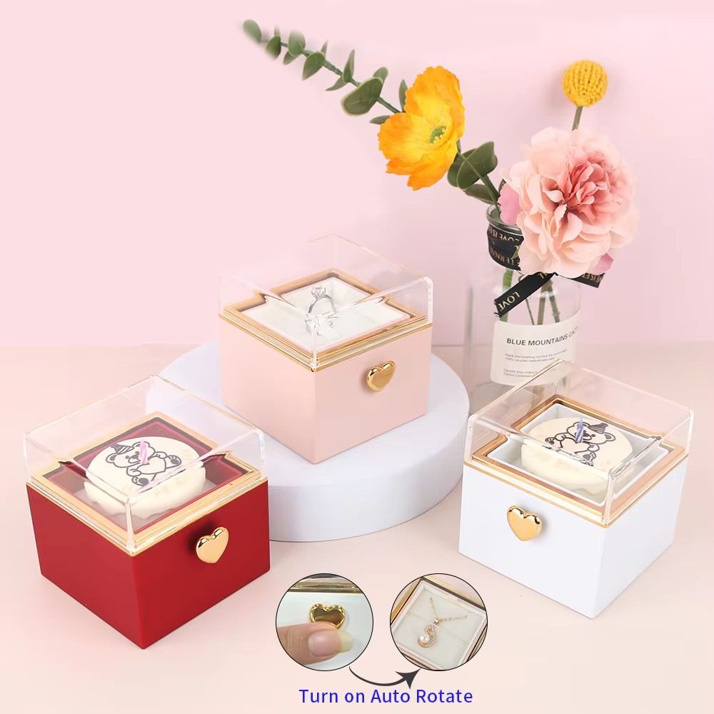 자동 회전 곰돌이 반지 상자 회전 디자인 조명 캔들 미 - Candle Surprise 리뷰 및 가격