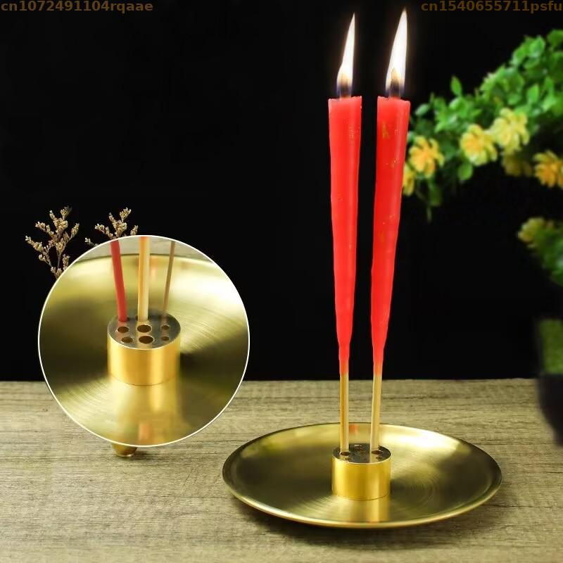 휴대용 황동 향로 9구 다용도 홀더 가정 사무실 다실  - Zen Candle Supplies 리뷰 및 가격