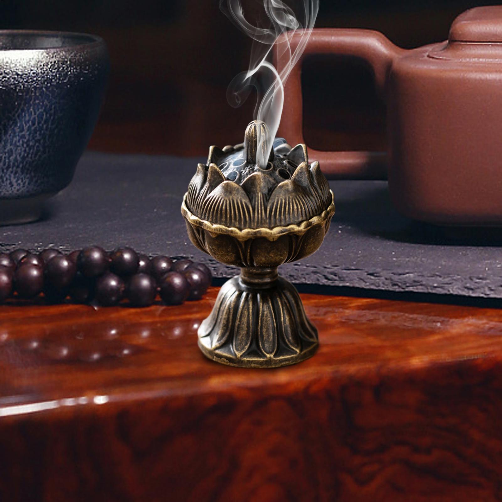 금속 향로 작은 빈티지 향 홀더 실내 장식 용품 연구실 - Zen Candle Supplies 리뷰 및 가격