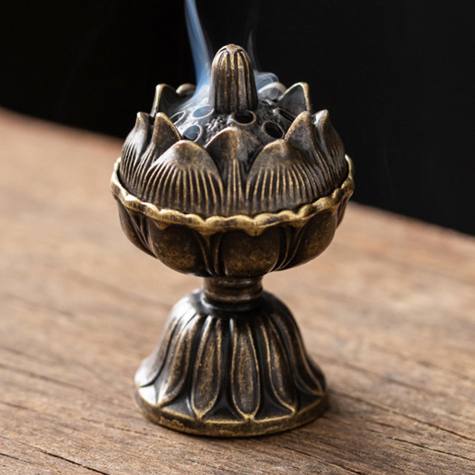 금속 향로 작은 빈티지 향 홀더 실내 장식 용품 연구실 - Zen Candle Supplies 리뷰 및 가격