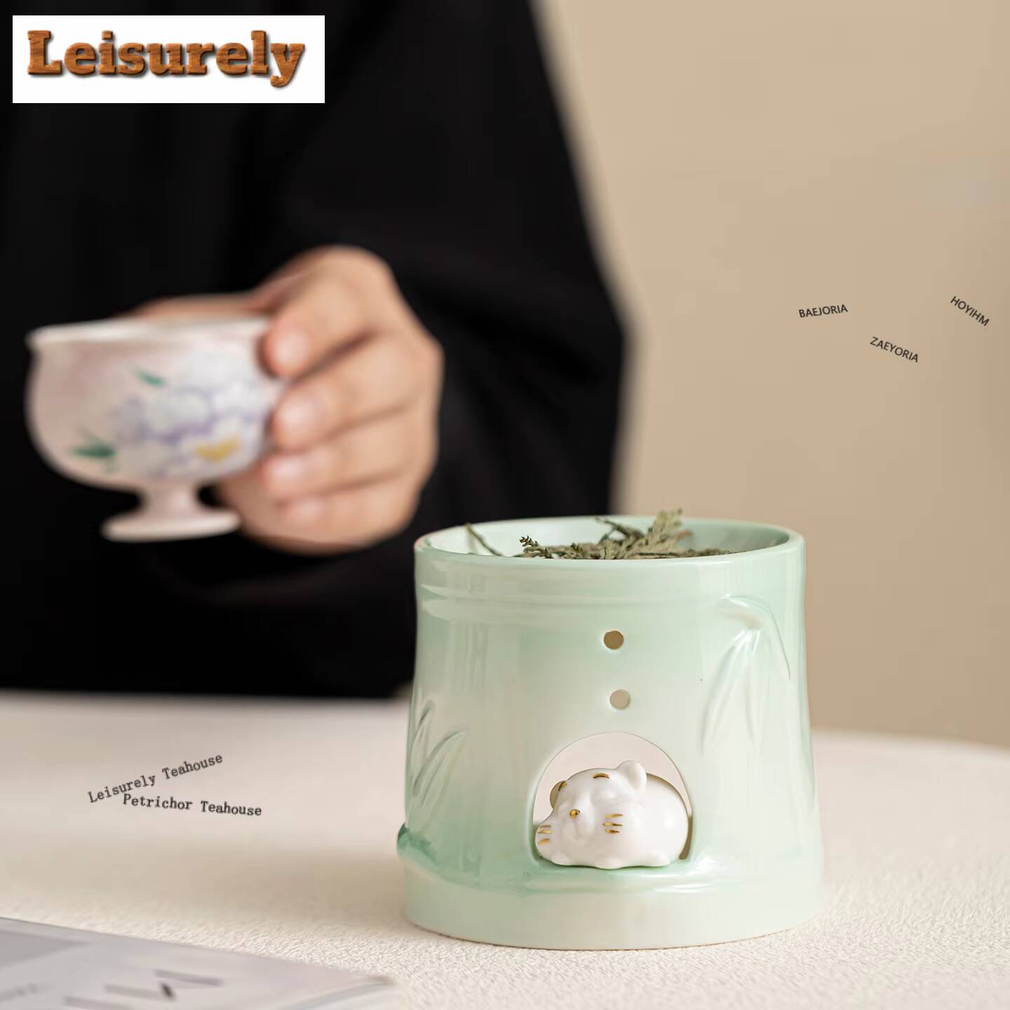 대나무 쥐 모양 향꽂이, 선(禪) 정원 향로, 명상용  - Zen Candle Supplies 리뷰 및 가격