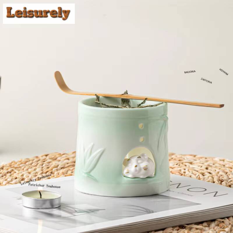 대나무 쥐 모양 향꽂이, 선(禪) 정원 향로, 명상용  - Zen Candle Supplies 리뷰 및 가격